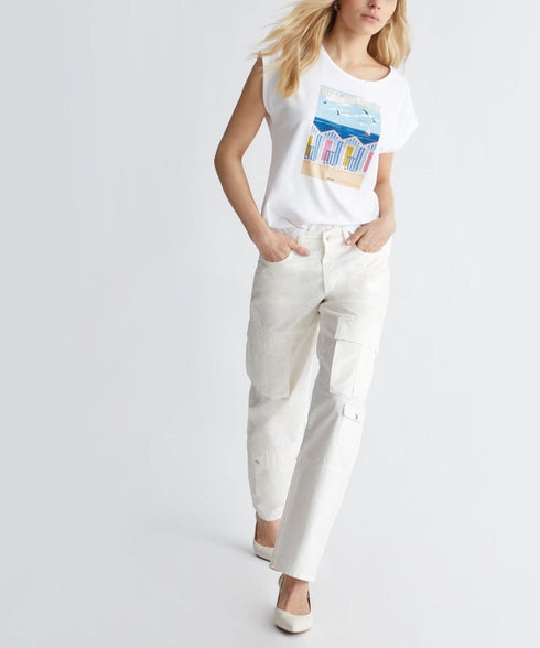 Liu Jo T-shirt T-shirt Donna con stampa di città Forte dei marmi - Francavilla Moda